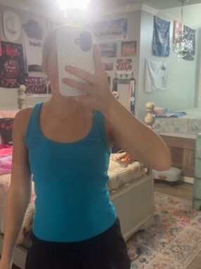 Old Navy Turquoise Blue Tank Top